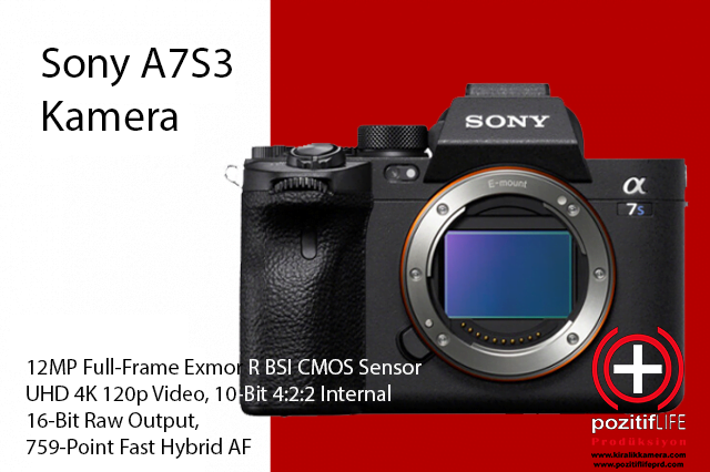 Kiralık Sony A7S3 Kamera