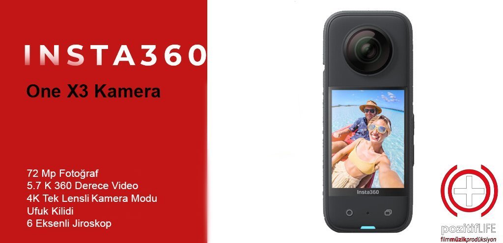 Kiralık Insta360 One X3 Kamera