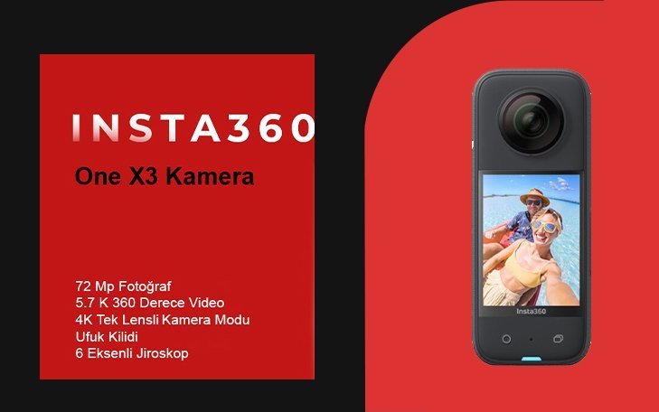 kiralik insta360 onex3 kamera